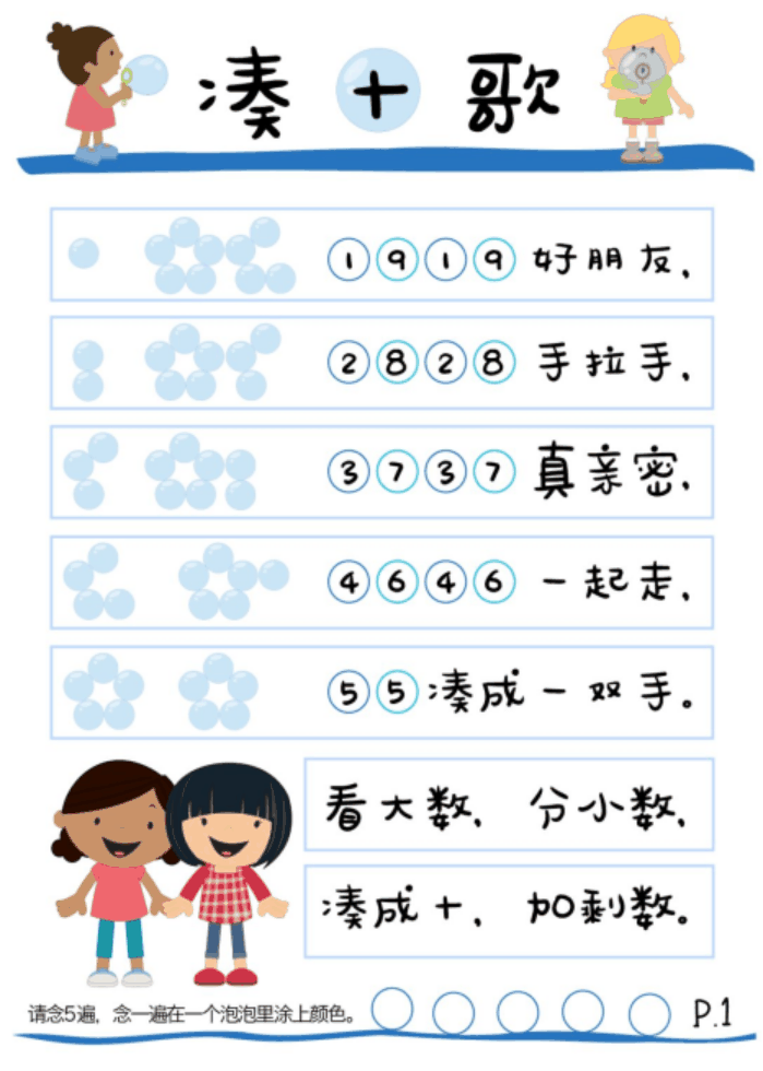 小學(xué)《湊十法》練習(xí)200道，這個學(xué)會了，計算不再出錯 ?