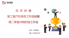 百年好房經(jīng)紀(jì)人三部曲：做人、做事、成交，每